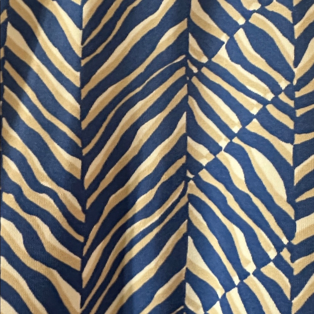 J. McLaughlin Blue and White Patterned Maxi Dress - Picture 3 of 6
